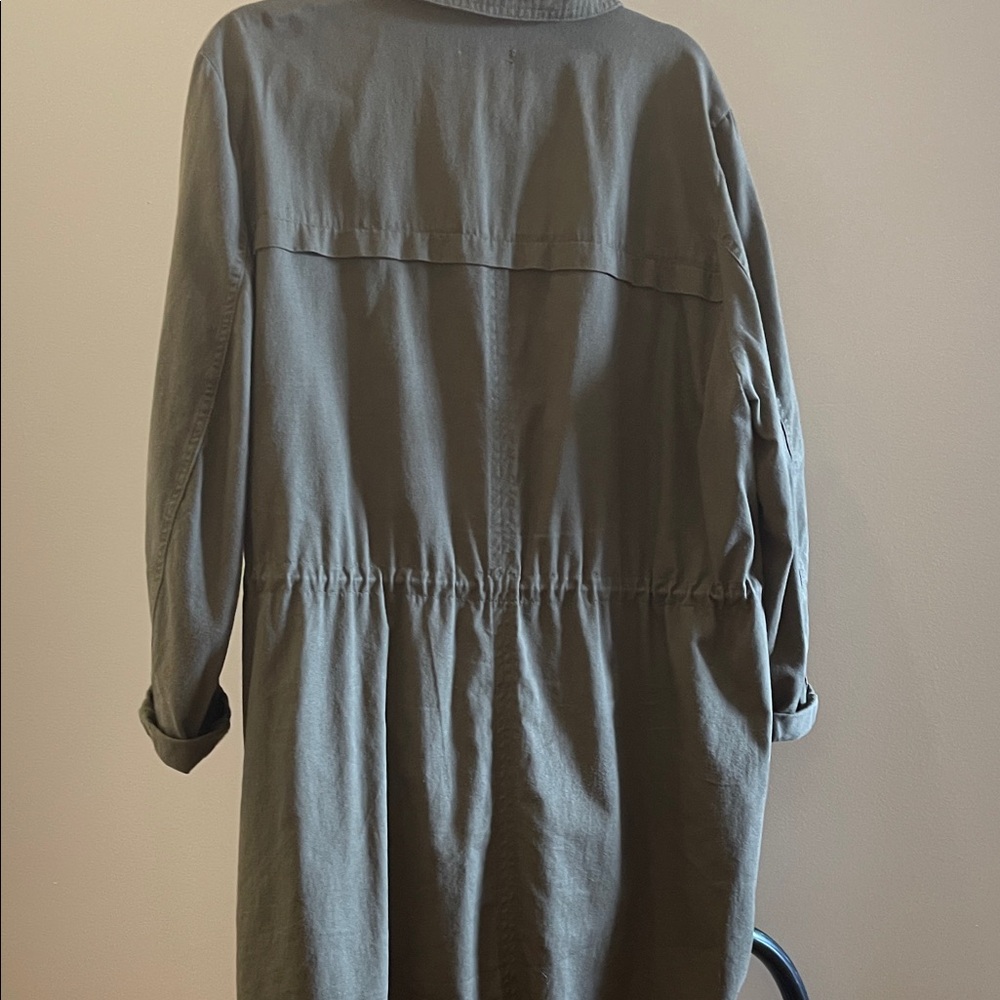 bp Olive Drawstring Utility Jacket - Picture 7 of 9